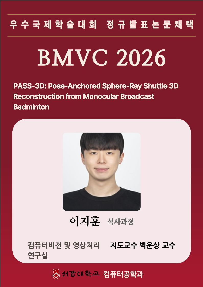 Regular Paper Accepted at the Outstanding International Conference British Machine Vision Conference (BMVC) 2026